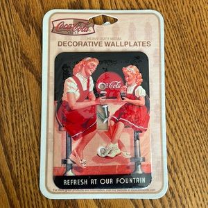 Coca-Cola wall switch plate